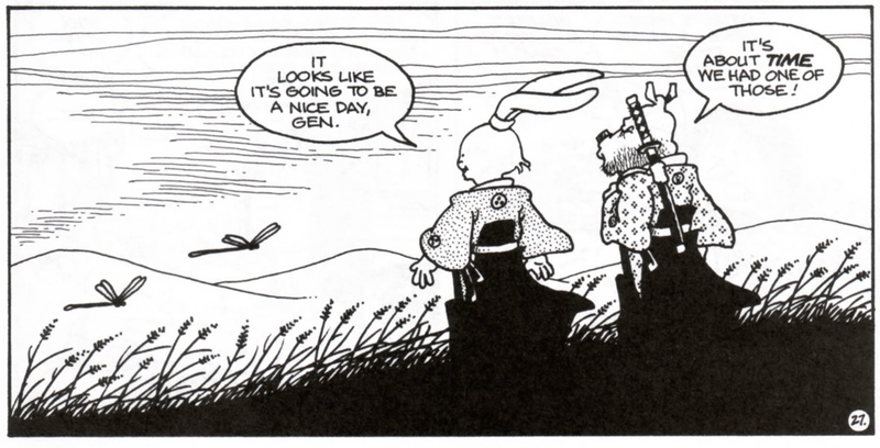 Illustration for article titled Usagi Yojimbo kick-started funny ’80s cartoon animals—and it’s still the best